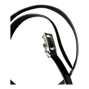 Genuine Leather big‎ and tall men's Black belt 56" RatchetBelt Buckle Adjustable